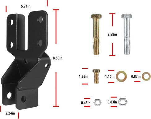 دعامة قضيب المسار تناسب 2007-2018 Jeep Wrangler JK JKU 2 باب غير محدود JK 4 أبواب للقضاء على تمايل الموت، استبدال الجزء # 8069-01 in Saudi Arabia