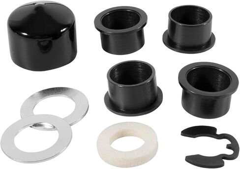 Manicar AM124509 غطاء ختم جلبة الذراع المزدوج ومجموعة إعادة بناء الأجهزة، متوافق مع John Deere AM126566 M143350 AM127958 AM124509 M111740 M147966 M111358 (9 قطع) in Kuwait