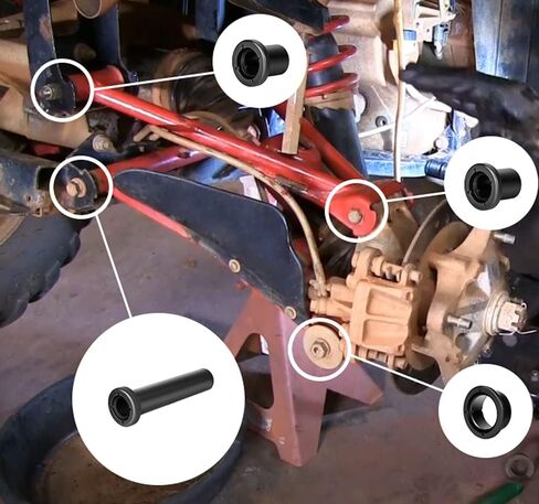 استبدال مجموعة جلبة التعليق الخلفي لـ Polaris Sportsman 335 400 450 500 570 800، يستبدل البطانة الطويلة بذراع A 5436973 البطانة القصيرة بذراع A 5438902 جلبة التحكم السفلية 5439270 in Kuwait