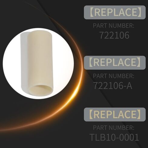 8 قطعة 722106 البطانات المصنوعة من النايلون ذات أوراق المقطورة مقاس 9/16 بوصة معرف × 1-3/4 بوصة طول يناسب عين مزدوجة واسعة 1-3/4 بوصة، معادل in Kuwait