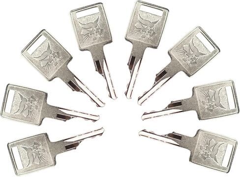D250 Ignition Keys 6693241 6709527 A77313 307852A1 714602 Replacement for Bobcat Skid Steer Loader A220 A300 T110 T140 T180 T190 T200 T250 T300 T320 T450 T550 S100 S130 S150 (Pack of 8) in Saudi Arabia