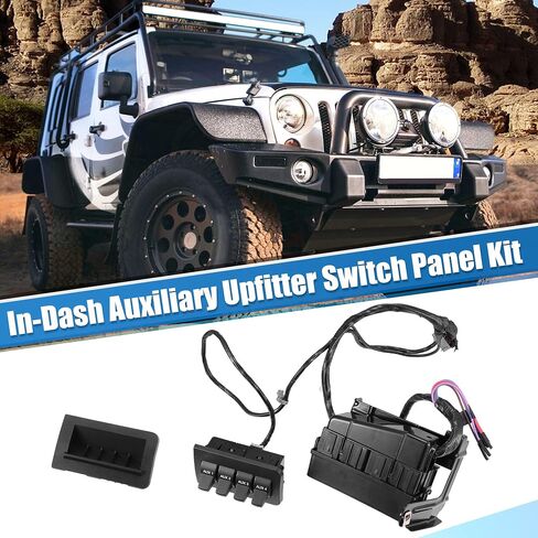 X AUTOHAUX مجموعة واحدة من أدوات التبديل المساعدة داخل لوحة القيادة لسيارة Ford F250 F350 F450 F550 2008 2009 2010 9C3Z14A303A 9C3Z-14A303-A AL3Z-13D730-AA AL3Z13D7 طقم لوحة أضواء التحذير لصندوق التبديل in Saudi Arabia