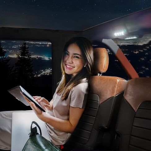 مصابيح السقف الخلفية من BEEGROW تناسب Ford Bronco 2021 2022 2023 2024، أضواء القراءة لملحقات برونكو ببابين، مفتاح اللمس والتحكم الأصلي في زر الضغط (لا تناسب 4 أبواب) in Saudi Arabia