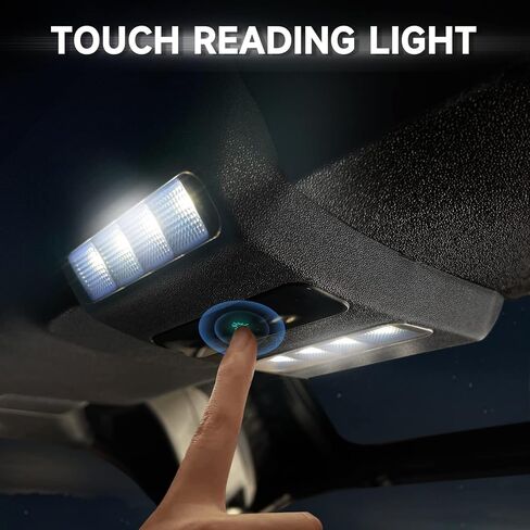 مصابيح السقف الخلفية من BEEGROW تناسب Ford Bronco 2021 2022 2023 2024، أضواء القراءة لملحقات برونكو ببابين، مفتاح اللمس والتحكم الأصلي في زر الضغط (لا تناسب 4 أبواب) in Kuwait