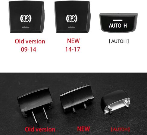 Car Handbrake Parking Brake P Button Switch Cover for BMW 5 7 F01 F02 F07 F10 F11 F18 F30 520 523 730 2009-2017 Old Model（Longer Latch）OEM:61316822518 in Saudi Arabia