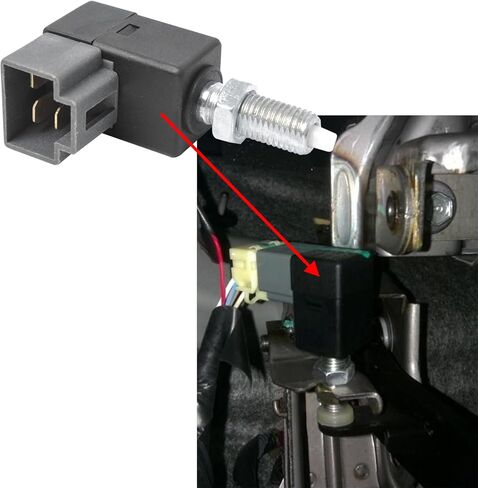 Brake Light Switch, Stop Light Switch, Brake Light Switch Stop Lamp, 93810-3K000 Brake Light Switch Connector, Stop Lamp Switch Compatible with Hyundai KIA Models in Saudi Arabia