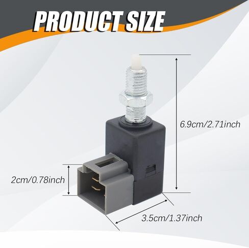 Brake Light Switch, Stop Light Switch, Brake Light Switch Stop Lamp, 93810-3K000 Brake Light Switch Connector, Stop Lamp Switch Compatible with Hyundai KIA Models in Saudi Arabia