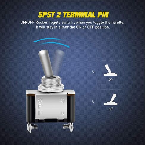 Nilight 90014E مفتاح تبديل الروك شديد التحمل 12 فولت 20 أمبير غطاء أحمر SPST ON/Off 2Pin Car Truck Boat-5 Pack، ضمان لمدة عامين in Kuwait