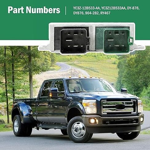 Lrichy Glow Plug Control Relay Module 1828565C1 استبدال مناسب لـ 1999-2010 Ford F-250/350 E-350 Excursion 7.3L 6.0L 6.4L Powerstroke in Kuwait
