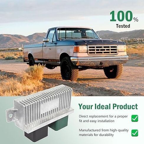 Lrichy Glow Plug Control Relay Module 1828565C1 استبدال مناسب لـ 1999-2010 Ford F-250/350 E-350 Excursion 7.3L 6.0L 6.4L Powerstroke in Kuwait