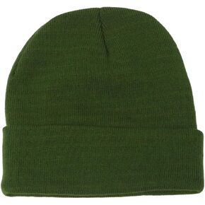 SHEVERCH Classic Acrylic Winter Beanie for Men Women Plain Knit Cuffed Beanie Unisex Warm Winter Hat