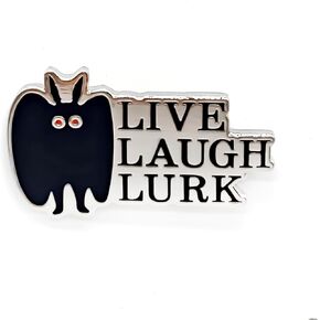 Cute Mothman Badge Pin - Gothic Series - Enamel Lapel Pin - Plated Badge for Clothing, Bags, and Lanyards
