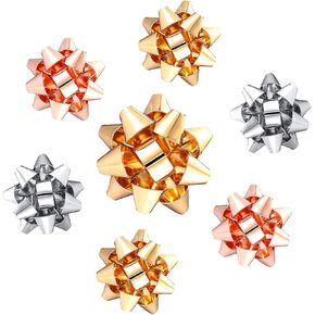 XOCARTIGE Christmas Brooch Pins Festive Xmas Bow Brooches for Women Girls Winter Holiday Party Gifts