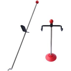 13.8" Steering Wheel Holder Alignment and 30" Brake Pedal Depressor Tool Accelerator and Clutch Pedal Four Wheel Alignment Kit Tool