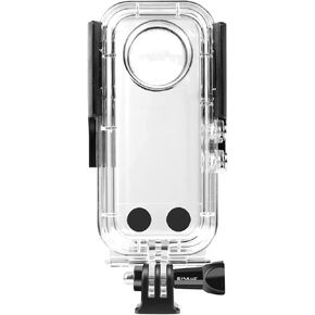 PULUZ 50m/164ft Invisible Dive Case for Insta360 X3 Underwater Waterproof Housing Cover Protective PC Sealed Shell Photography Housings with Bracket Camera Accessories