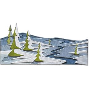 Sizzix THINLITS Dies, Snowscape, Colorize
