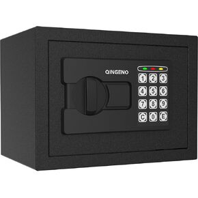 Safe Box with Digital Electronic Security Keypad,Mini Small Safe,Money Safe,Wall or Cabinet Safe for Home/Office/Travel/Business Use