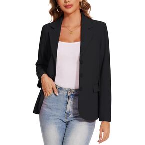 MINTLIMIT Womens Blazer Long Sleeve Notch Lapel Business Work Blazers Buttons Open Front Casual Jackets with Pockets