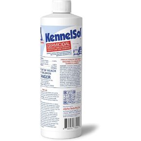 KennelSol 1-Step Kennel Cleaner, Liquid Disinfectant Cleaner, Effective Against Fungi, Bacteria and Viruses, 1 Gallon - Pack of 4 by Alpha Tech Pet