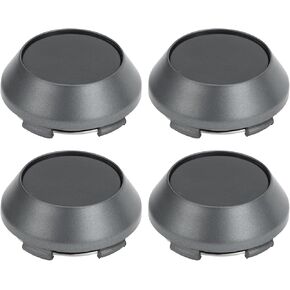 Universal Car Wheel Center Hub Cap/Rim Cover Hub Caps/for Most Cars/Snap-in Plastic 65mm 2.56" OD / 4 Pcs Gray