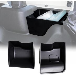 for Jeep Wrangler Accessories, Wheel Well Storage,Rear Trunk Organizer for Jeep Wrangler JL 2/4 Door 4xe 2024,Left & Right Side(Black)