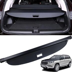 MUCO New Cargo Cover for GL GLS 350 450 500 550 2013 2014 2015 2016 2017 2018 2019 Retractable Black Rear Trunk Shade Luggage Security Cover-Retractable Trunk Cover