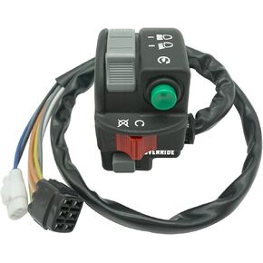 M MATI Left Handlebar Start Kill Stop Headlight Override Switch for Suzuki KingQuad 500 700 750 LT-A500 LT-A700 LT-A750 2008-2018 37400-31G00