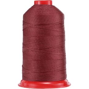 uxcell 700 Yards Bonded Nylon Sewing Thread Size 840D/3 Sewing-Heavy Duty Nylon Upholstery Thread Outdoor Thread for Leather Jeans and Weaving Craft Machine DIY Brown