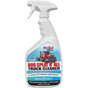 Bug Splat N' All Multi Purpose Cleaner for Vehicle 32 fl oz - Vehicle Cleaner Spray for Bug Splatter, Road Grime, Tar, Bird Droppings & More - Car Cleaner for All Vehicle Types - Safe on All Surfaces