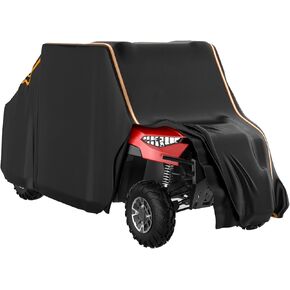 KEMIMOTO UTV Cover 4-6 Seats Cover up to Length 214" Compatible with Polaris RZR Ranger Crew 570 800 1000 General 4 1000 Defender Teryx with Reflective Strip Heavy Duty Large Cover