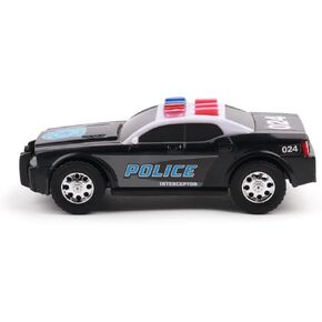 Toughest Minis 5" Police Cruiser Toy w/Lights & Sounds, Realistic Design & Batteries Included - Age 3+