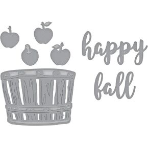 Spellbinders Die D-Lites Happy Fall Etched/Wafer Thin Dies