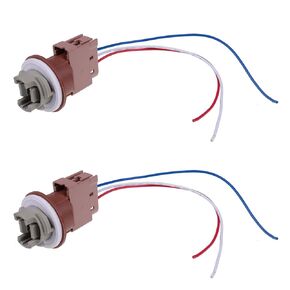 JEENDA 2 Pcs Turn Signal Socket and Pigtail Connector Compatible with Ford F-150 F250 F350 Super Duty Focus Mustang Lincoln MKZ Navigator Mercury Milan Montego Replace 2U5Z13411SA YF1Z13411CA