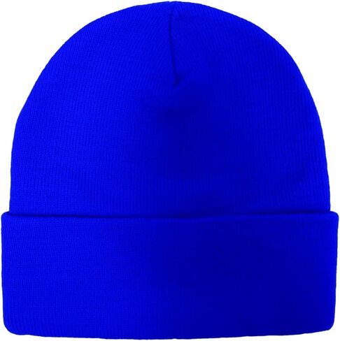 SHEVERCH Classic Acrylic Winter Beanie for Men Women Plain Knit Cuffed Beanie Unisex Warm Winter Hat in Saudi Arabia