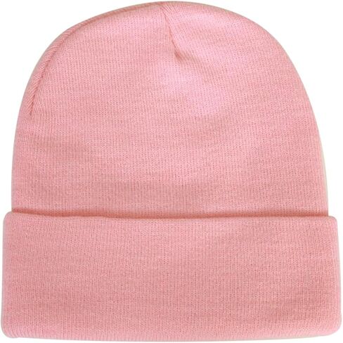SHEVERCH Classic Acrylic Winter Beanie for Men Women Plain Knit Cuffed Beanie Unisex Warm Winter Hat in Saudi Arabia