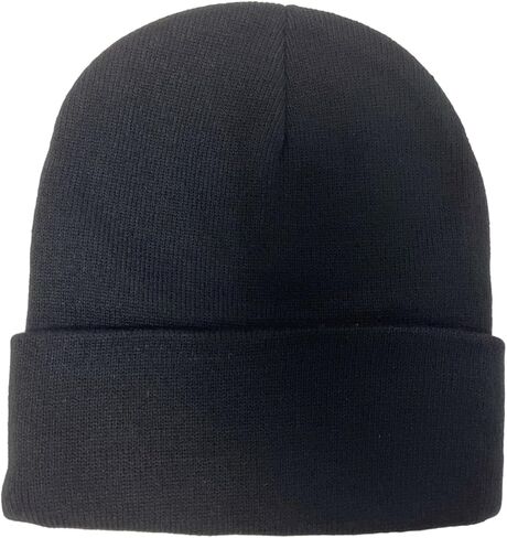 SHEVERCH Classic Acrylic Winter Beanie for Men Women Plain Knit Cuffed Beanie Unisex Warm Winter Hat in Saudi Arabia