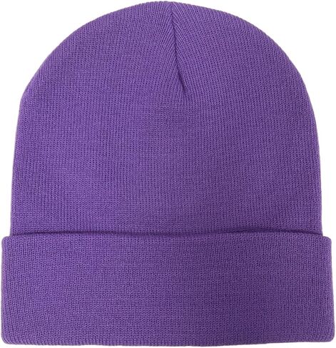 SHEVERCH Classic Acrylic Winter Beanie for Men Women Plain Knit Cuffed Beanie Unisex Warm Winter Hat in Saudi Arabia