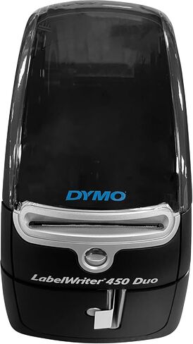 DYMO LabelWriter 450 Duo Thermal Wired Label Printer - USB Connectivity - 71 Labels/min Print Speed, 600 x 300 dpi, 2.4" Label Width, Monochrome (Renewed) in Saudi Arabia