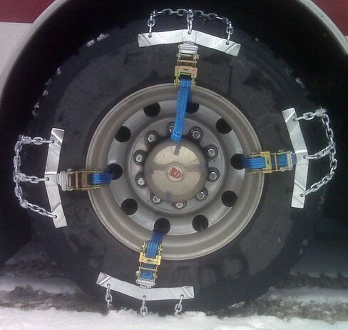 TireChain.com 275/80-22.5, 275/80 22.5 Ratchet Strap Emergency Tire Chains, Priced per set of 2 in Saudi Arabia