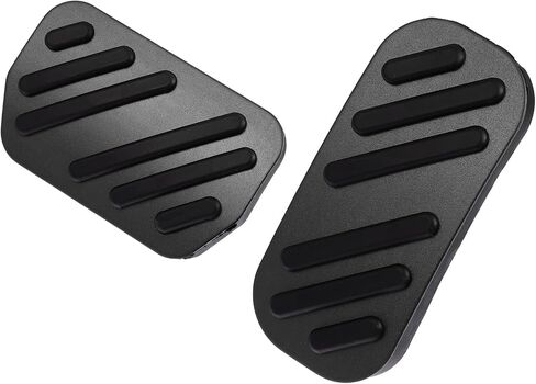 Motoforti 2pcs Gas Pedal Brake Pedal Pad Cover Anti-Slip Footrest Kits for Toyota C-HR 2019 2020 for Corolla Pruis 2019 2020 2021 Car Pedals Accessories Black Long-Lasting in Saudi Arabia