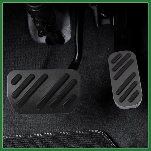 Motoforti 2pcs Gas Pedal Brake Pedal Pad Cover Anti-Slip Footrest Kits for Toyota C-HR 2019 2020 for Corolla Pruis 2019 2020 2021 Car Pedals Accessories Black Long-Lasting in Saudi Arabia
