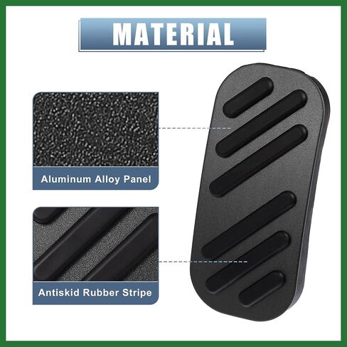 Motoforti 2pcs Gas Pedal Brake Pedal Pad Cover Anti-Slip Footrest Kits for Toyota C-HR 2019 2020 for Corolla Pruis 2019 2020 2021 Car Pedals Accessories Black Long-Lasting in Saudi Arabia