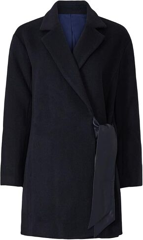 Women's Navy Wrap Tie Jacket in Kuwait