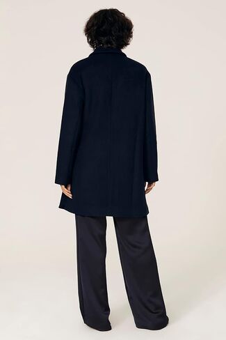 Women's Navy Wrap Tie Jacket in Kuwait