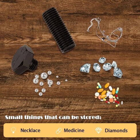 تحويل المزلاج المزيف آمن بوزن ثقيل حقيقي، حجرة تخزين سرية مخفية للنقود والأشياء الصغيرة (فضي صغير 1) in Kuwait