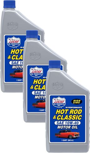 Lucas Oil 10688 Hot Rod and Classic Car SAE 10W-40 Motor Oil - 1 Quart in Saudi Arabia