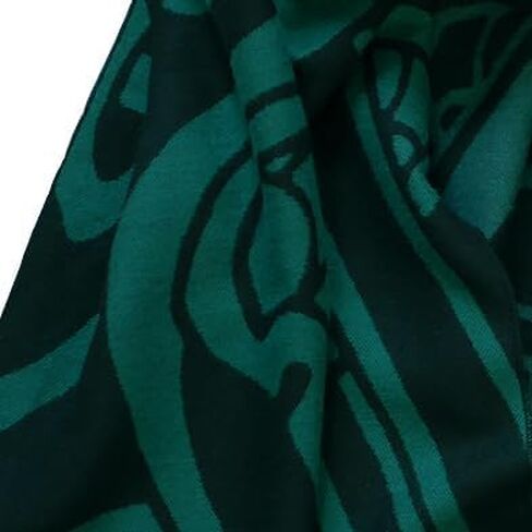 Patrick Francis Irish Reversible Scarf for Women, Traditional Book of Kells Large Celtic Wrap 100% Viscose in Saudi Arabia