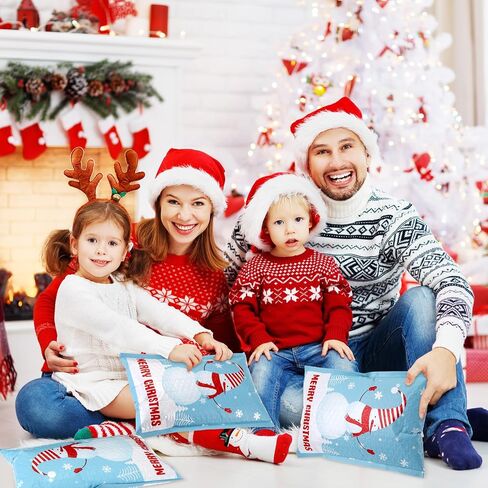 40 Pack Christmas Poly Bubble Mailers 7 x 10 Inch Christmas Padded Envelopes Self Adhesive Retailer Holiday Shipping Bags for School Family Large Christmas Gift(Xmas Snowman) in Saudi Arabia