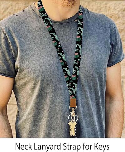 Lanyards for Keys, Durable Keychain Long Lanyard for Women Men, Cute Neck Lanyard for ID Badges Holder, Wallets, key in Kuwait