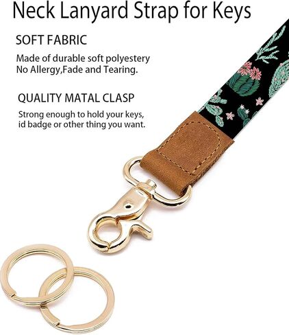 Lanyards for Keys, Durable Keychain Long Lanyard for Women Men, Cute Neck Lanyard for ID Badges Holder, Wallets, key in Kuwait